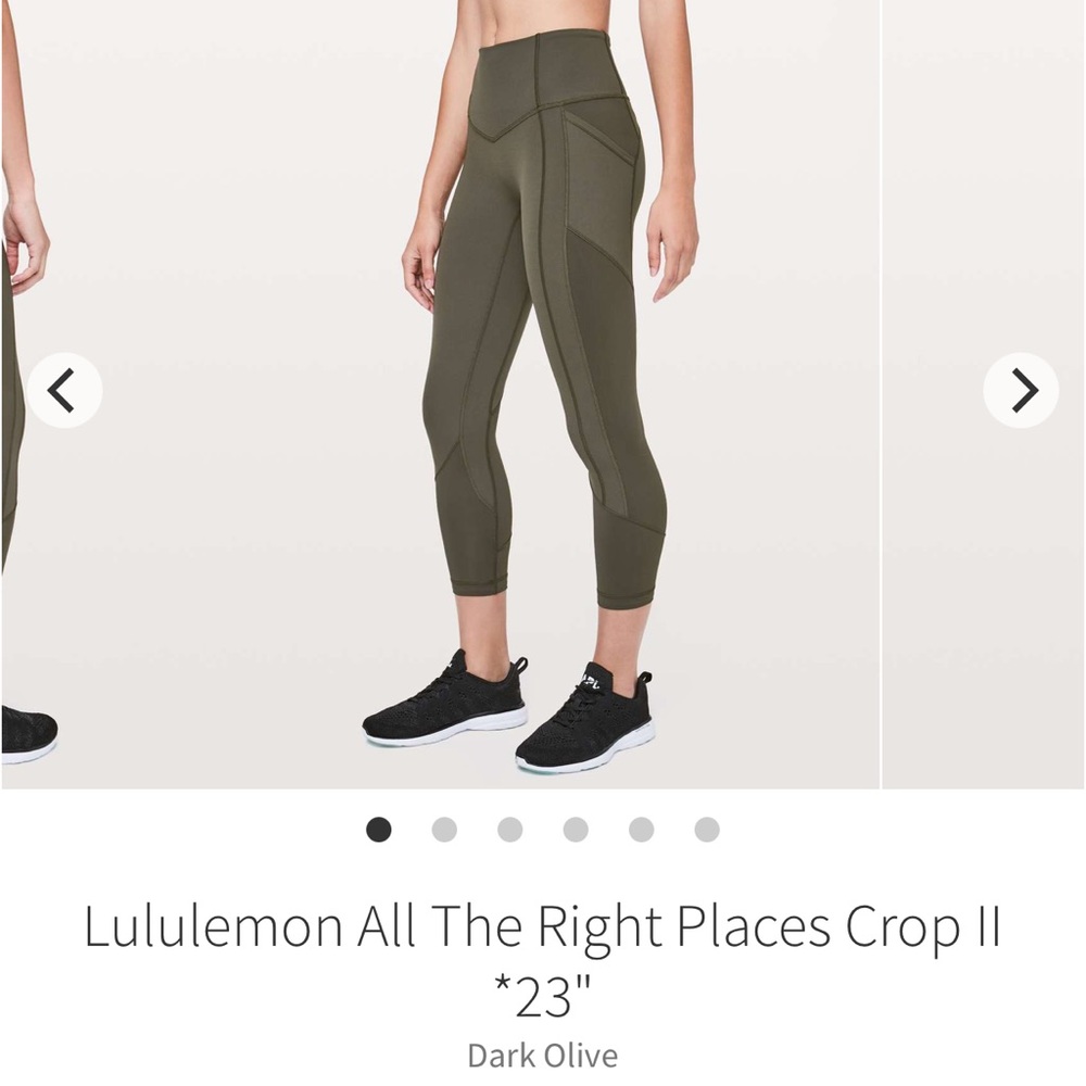 Green lululemon leggings